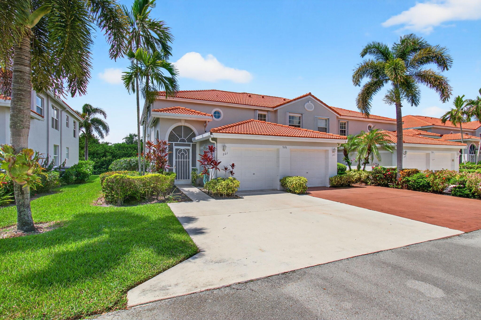 This beautifully maintained abode at 7676 Springwater Place, Boynton Beach, FL beckons those who value quality of life and top-tier amenities. Encased in the heart of the serene Palm Isles community, your future home is designed for comfort and functionality that complements Florida's engaging climate.The exterior attributes of the property envelop you with a sense of safety courtesy of the partial accordion shutters, safeguarding your tranquility especially during Florida's occasional tumultuous weather. The views of the water scene escort you to a realm of peace, a quintessential stance prominent from the screen-enclosed patio.