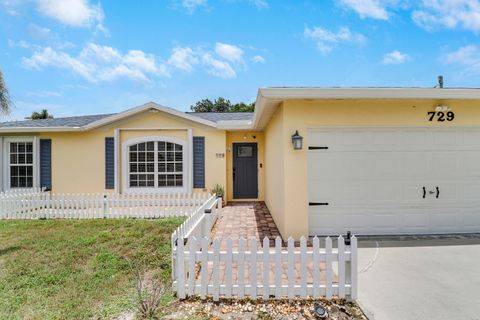 Tiny photo for 729 SW Saragossa Avenue, Port Saint Lucie, FL 34953 (MLS # B26037237)