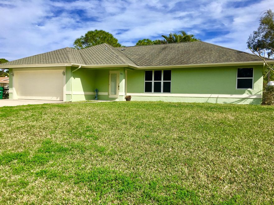 Great location! CBS built home on a oversized corner lot. Plenty of backyard space for all your toys. New roof in 2005