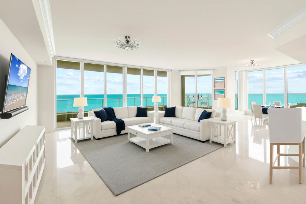 Photo of 5050 N Ocean Drive #702, Singer Island, FL 33404 (MLS # R11136096)