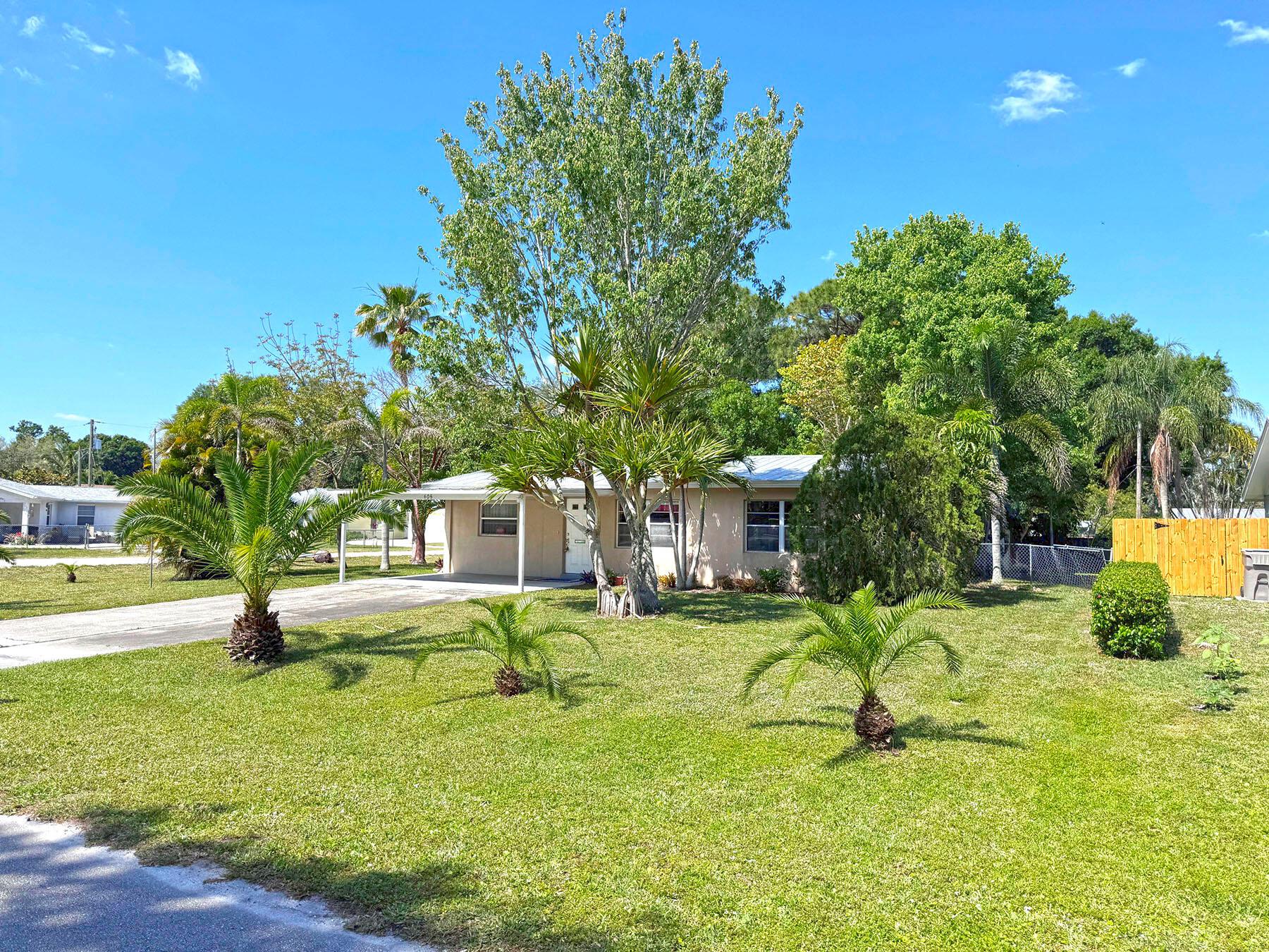 Ready to Move in 3/2 CBS on a Corner Lot. Needs very little work but with a Great Central Indian River County Location! This home is perfect for the Career Couple, Small family. Screened in patio, Utility Shed with a fenced in yard. Pets Welcomed! In 2019 The House received a New Roof and was re-piped. Add your finishing touches and head to the Beach in less than 12 minutes, Downtown Vero w/restaurants and shopping is less than 6 minutes away, More Shop. & Rests at Miracle Mile Less than 10 Min away, 9 mins or less to Vero Beach Airport (VRB) w/ Breeze Airlines.