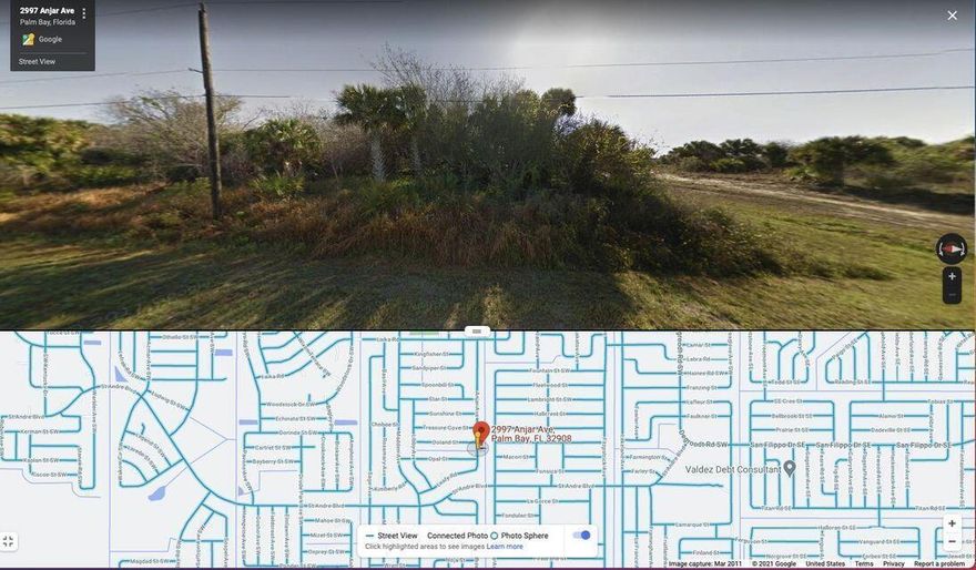 Perfect lot to build your dream home in the BOOMING area of Palm Bay. Great location with plenty of homes already built around it. Don't miss this opportunity!