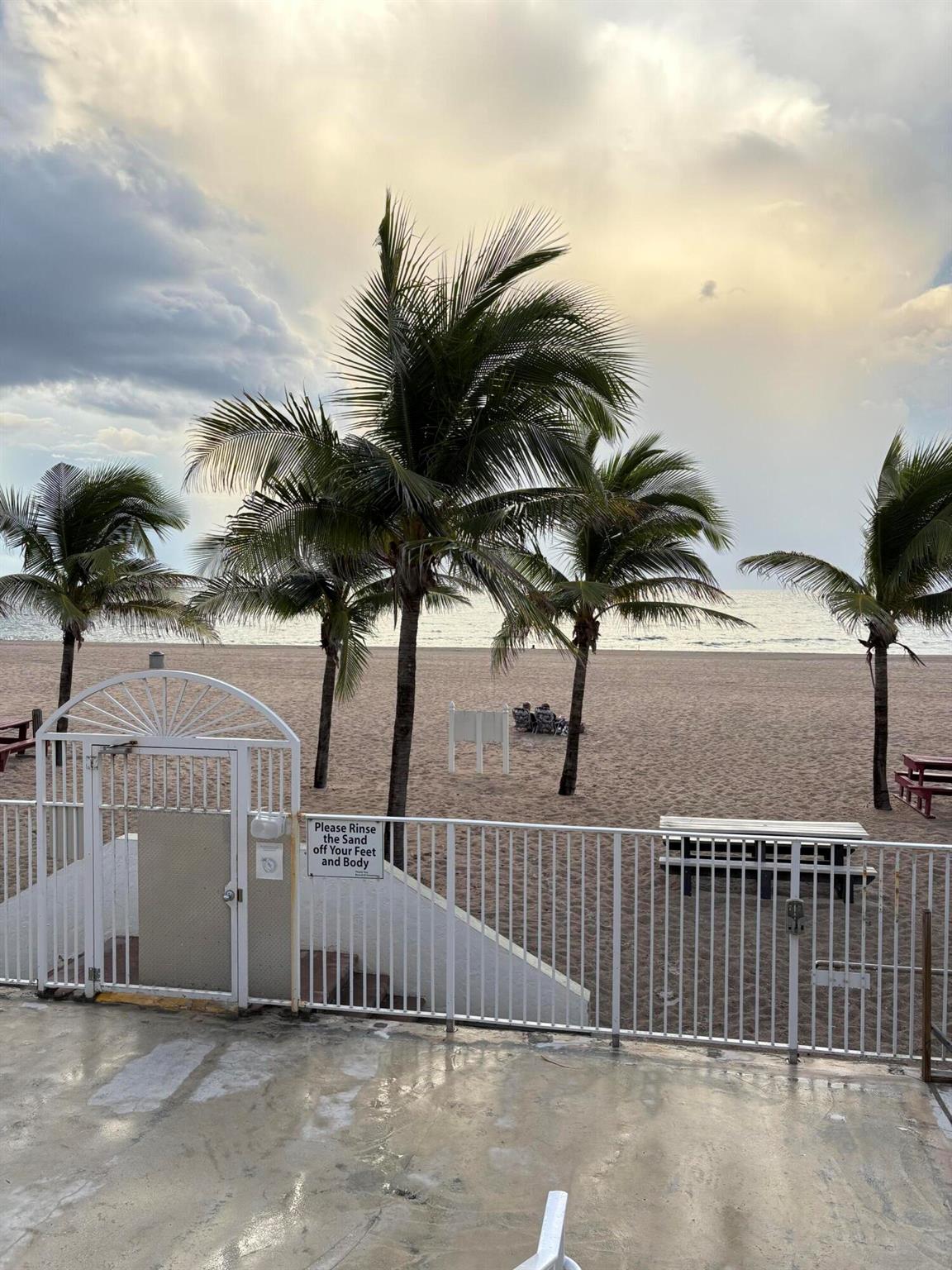 1/1 on the 5th floor- view of ocean from the Northeast side-open patio-renovated kitchen parking on the same level as the unit-large closets-extra door to bathroom from the living room