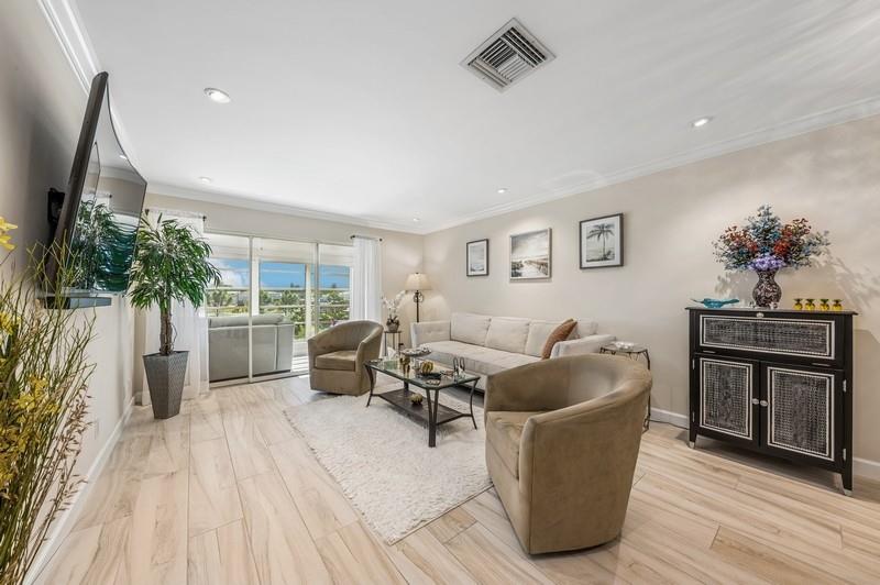 Motivated Seller – Turnkey Ready Corner Unit& Priced Below Market Value! Step into designer luxury in this fully renovated, furnished corner unit at Palm Greens in Villa Del Ray, a premier 55+ community.
This sun-filled 2-bedroom, 2-bath residence showcases sleek tile floors, spa-style walk-in showers, crown molding, wainscoting, and ample storage throughout. Fully turnkey—just bring your toothbrush!
All furniture pictured conveys, except the bedroom table and chairs.
Enjoy resort-style living with a brand-new clubhouse, restaurant, and gym opening December 2025. HOA is $470/month + $100 for cable—one of the lowest in the area, with no special assessments.