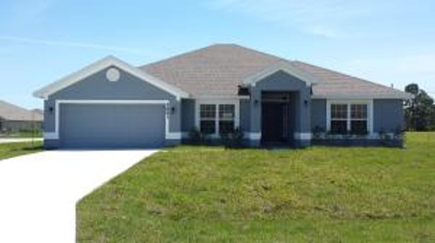 Ready Now! Beautiful 4 Bed/3 Bath home in the private community of Windy Pines in Torino. Situated on the last remaining corner lot. 36'' Cabinets, Stainless Steel Appliances including microwave, 5 1/4 '' baseboard, Moen faucets. His & Hers Master Bathrooms. All brand new !!!  Close to shopping , movies , PGA golf courses , and beaches !!!