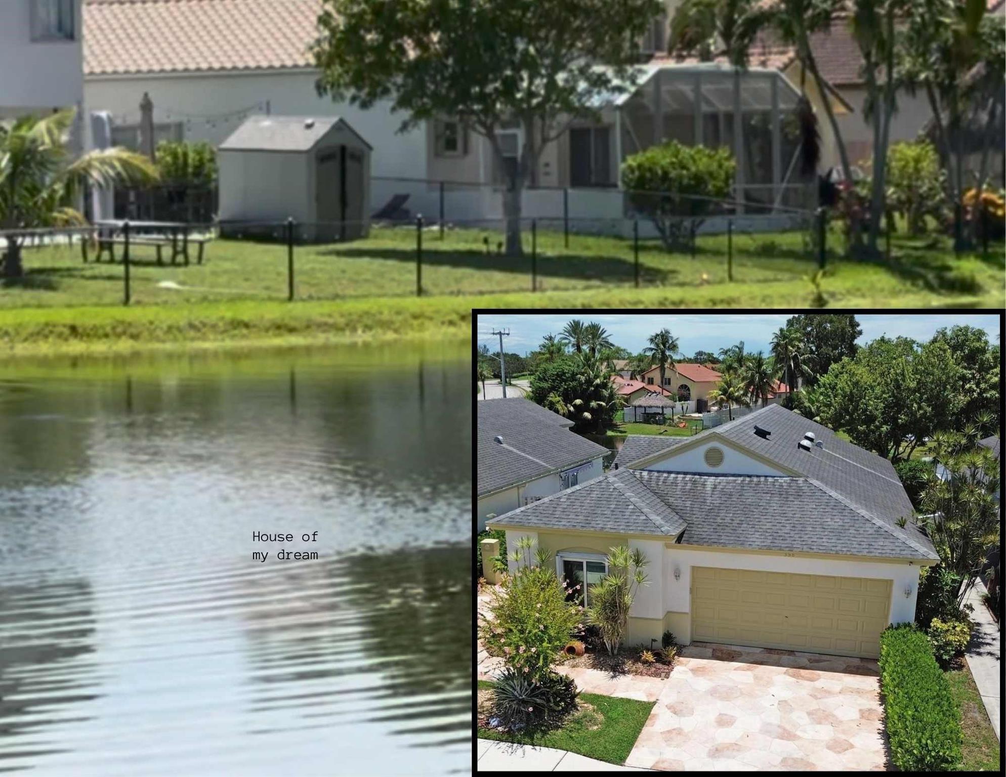 Enjoy the tranquil lake view from your fully fenced backyard Beautifully updated 3BD/2BA waterfront home in Sunrise’s Riverbend community. This 1,844 sq ft ranch features vaulted ceilings, neutral tones, and a bright open layout with several natural light skylights. The kitchen includes white cabinets island, stainless steel appliances, and IMPACT windows and doors throughout, including garage door. Newer AC (2024), newer water heater.. 2-car garage. Community park 2 minutes away by car. Soccer field, playground and out door fitness area are a few of the amenities. Community pool. Zoned for Weston elementary and middle schools. Convenient location near parks, shopping, and highways.