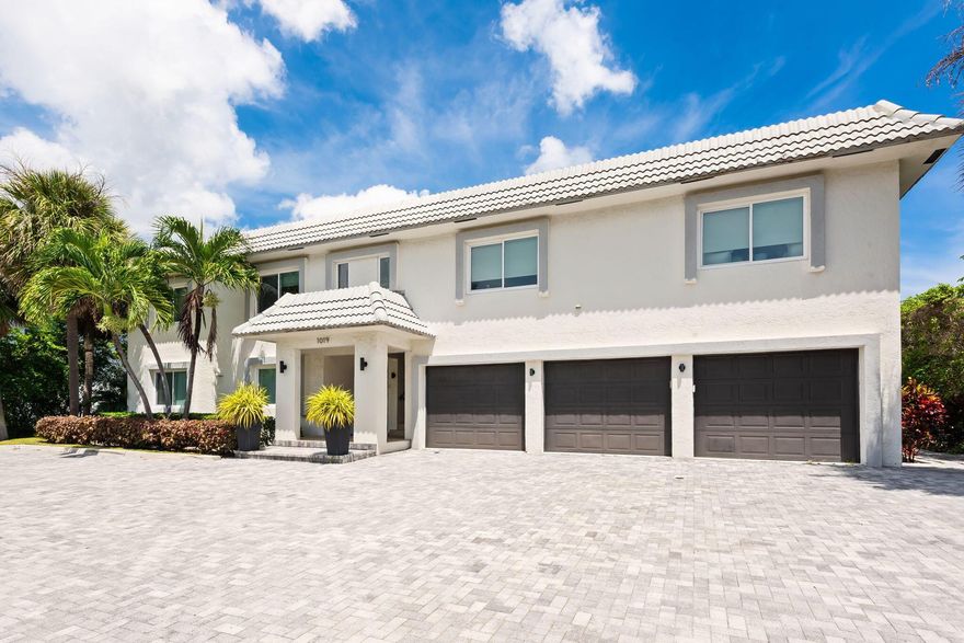 This nicely appointed 2 bedroom 2 full bath first floor condo with water views in highly sought after Highland Beach. Nestled on a quiet cul de sac street this unit offers pool and water views. White cabinetry with granite countertops and pass through bar make a for a wonderful entertaining space. Living area is spacious and comfortable. White plantation shutters, impact doors and windows and a split floor plan for privacy. Unit has a one car garage and open parking in driveway. Washer and dryer are in unit. The pool and sundeck with beautiful outdoor furniture are great for entertaining and  enjoying the south Florida lifestyle.