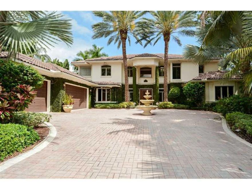 Majestic Mediterranean estate located in prestigious Seven Isles off of Las Olas Blvd. Stunning wide open water views with +/-100' of water frontage. All bedrooms are spacious, master bedroom has two large walk in closets, sitting area and wide views of I ntracoastal. Deep oversized lot.