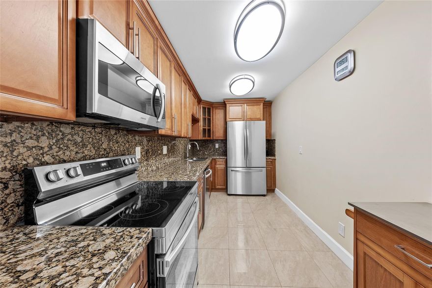 Welcome to one of Hallandale Beach's best locations. This apartment is completely renovated and move-in ready (kitchen, two bathrooms, new air conditioning, windows, ceramic floors, smooth ceilings, doors, new plumbing and electrical, two walk-in closets, two California closets, etc.). The building has recently passed inspection. The complex features a pool, gym, billiards, ping-pong, and much more. The complex is located opposite the ocean and Hallandale Beach City Park, close to numerous supermarkets, restaurants, casinos, etc., and close to two airports. We will consider any genuine offers for sale or rent.