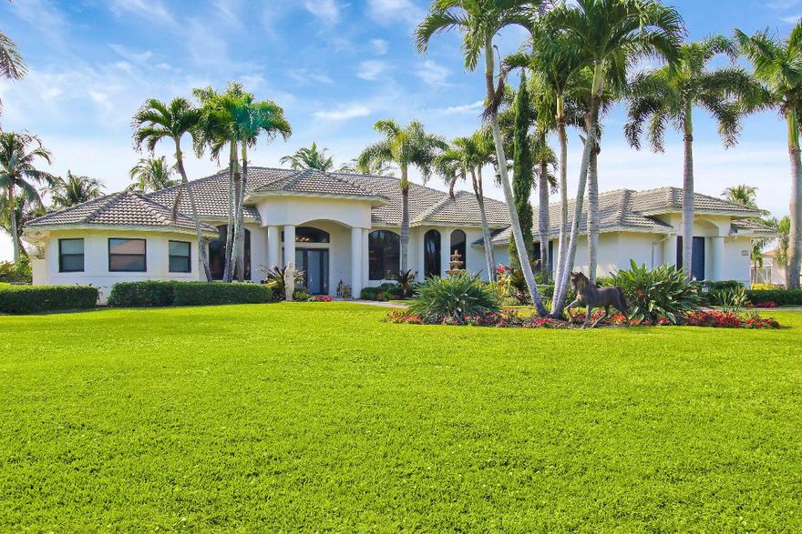 Beautiful 5 Bedroom, 4 bathroom with over 4,100sqft of interior living located in Aero Club, a private aeronautical community that offers a 4,000 paved runway with jet access. 

This home offers a split floor plan with many upgrades including a renovated kitchen  newer appliances. This owner has made the home into a private oasis perfect for entertaining or living peacefully. The pool area features all new pavers with a spa and complete screened-in enclosure, outdoor kitchen, heated pool and spa, and more. Home is equipped with complete impact windows and doors. Siutated on nearly an acre of private land, there is plenty of room to build a hangar for your airplanes, car collection, etc. Don't wait!