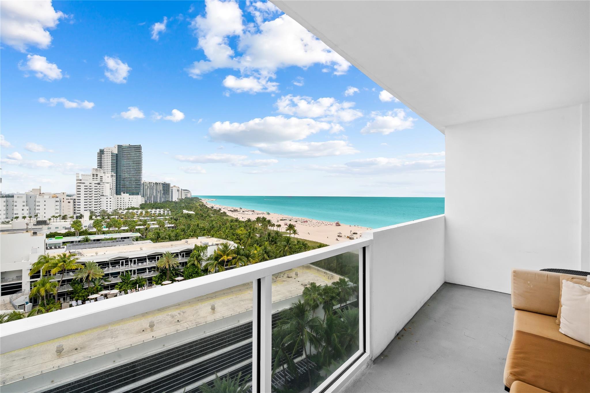 PRICE IMPROVEMENT. AVAILABLE 9/1/2025 FOR ANNUAL LEASE. FURNISHED One Bedroom with Ocean View Balcony at the famous Decoplage. Located on the Corner of Lincoln Road and the Atlantic Ocean, Across from Ritz Carlton and next to Lowes Hotel, Decoplage is at the heart of SOBE within walking distance to restaurants, shops, clubs, theaters and Convention Center. This beautifully Renovated 1 Bedroom, 1 Bath Condo boasts an Open Floor Plan, Large Kitchen with Double Oven, Large Bathroom with Double Sinks. Completely turnkey with furniture, sheets, towels, kitchenwares, cooking utensils. Price includes, valet parking for 1 vehicle, water, premium cable, internet and 24/7 Guarded Lobby. Also available for 7 MONTH LEASE FOR $4,500 per month.