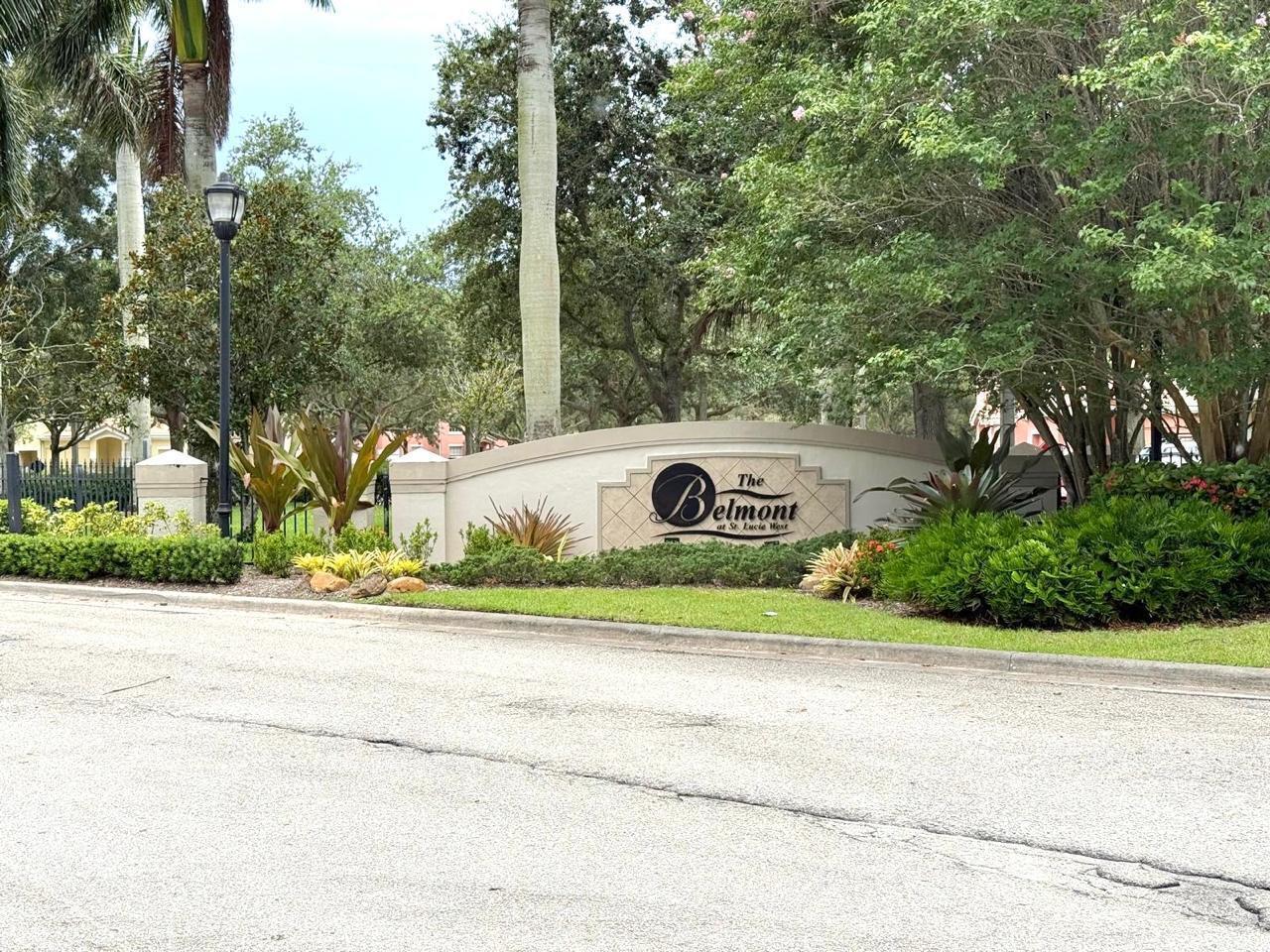 Spacious first floor apartment in The Belmont, Port St. Lucie. 3 bedrooms, 2 full baths, washer and dryer included. Functional kitchen, open concept, excellent natural lighting. Located in community with pool, gym and common areas.
