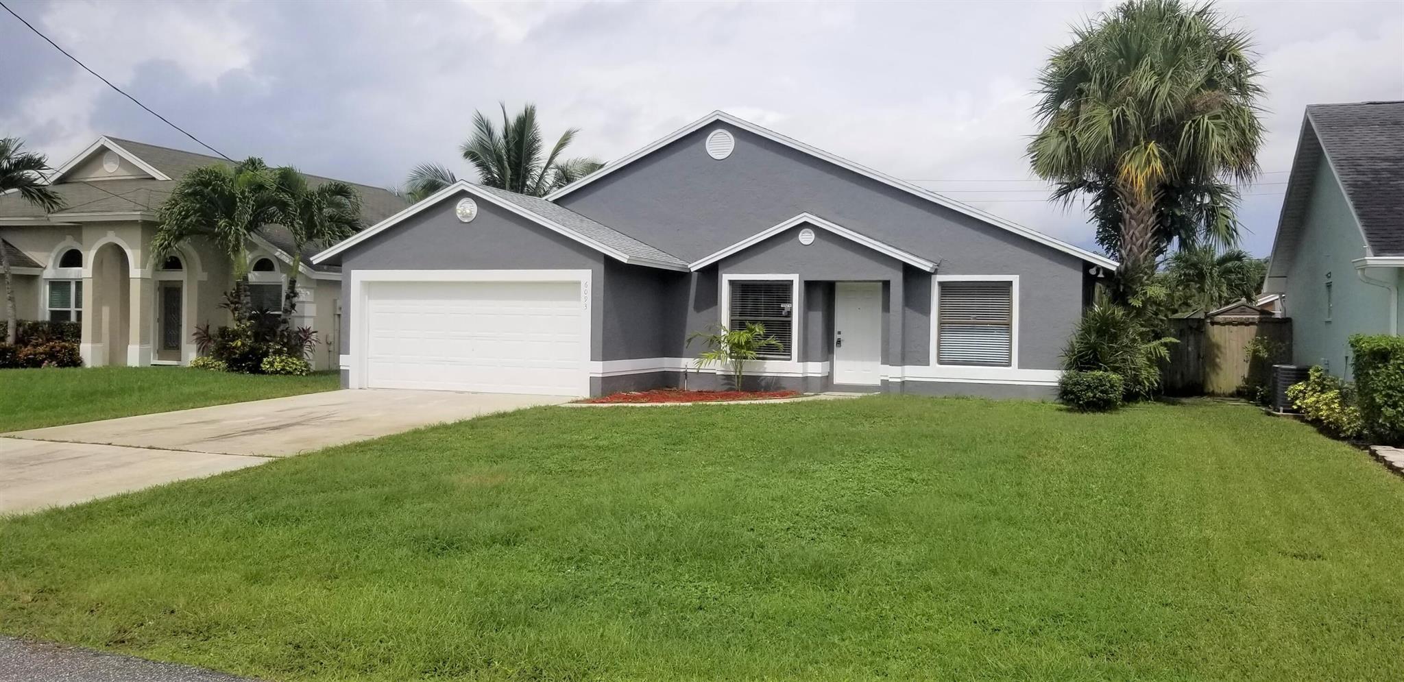 Must see this well cared for Pool Home, Located in the highly Desirable-Sought after Family Neighborhood of North Palm Beach Heights/Jupiter Heights with A+ Rated schools and no HOA! Upgraded 3-Bed/2-Bath/2-Car Garage, and a very spacious private fenced in backyard with POOL, perfect for entertaining. This split bedroom open floor plan with upgraded kitchen including granite counter tops, upgraded cabinets and newer SS appliances. Beautifully remodeled Master Bath with a gorgeous walk-in shower & newer double sink vanity. Freshly painted & newer luxury-vinyl plank flooring installed throughout the home. Newer Roof! New Washer/Dryer, Home is ready for immediate occupancy! Pool service included in rent.