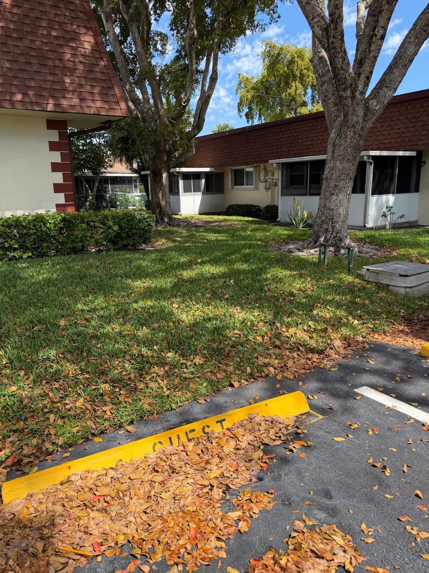 Charming 2-bedroom, 2-bath villa/condo located in the highly sought-after French Villas community, east of US-1 in prestigious Lighthouse Point. This desirable corner, single-story unit offers added privacy and convenience. Features include all impact windows, tile flooring throughout, and an in-unit stackable washer and dryer. The spacious primary bedroom boasts a large walk-in closet, while the kitchen and bathrooms are appointed with granite countertops. Enjoy additional touches like a built-in buffet with granite top, new lighting, and updated ceiling fans. Relax in the enclosed back patio—perfect for year-round enjoyment. The association covers the roof, adding extra peace of mind. Pet-friendly community allowing one pet.