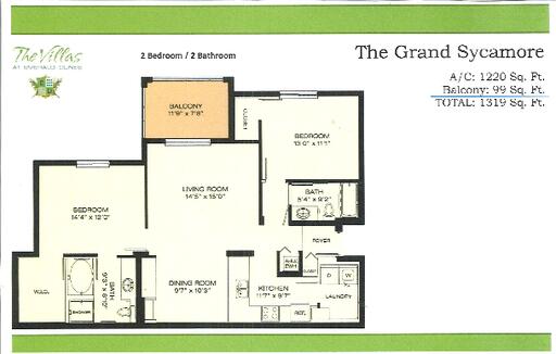 VILLAS AT EMERALD DUNES CONDO - Residential Lease