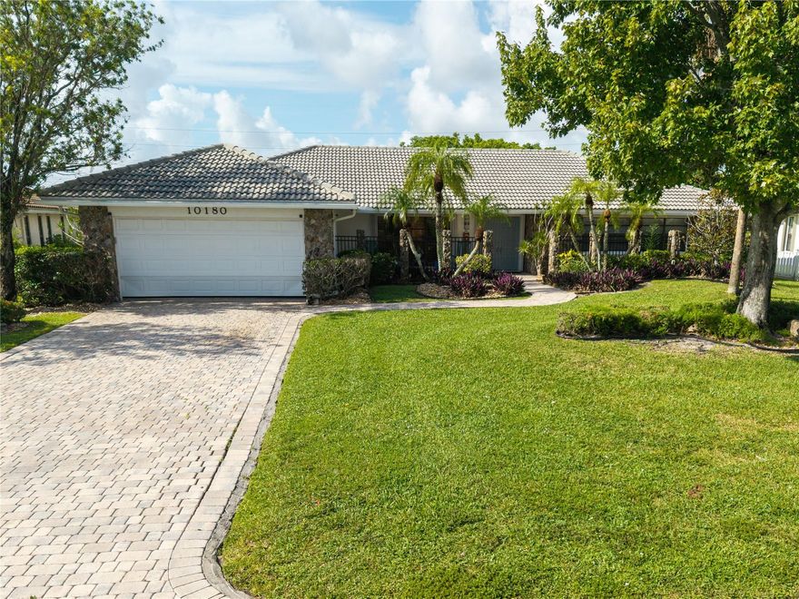 LOCATION! LOCATION! Prestige Waterfront Home in the Heart of Coral Springs features 4 Bedrooms, 2.5 Bathrooms, 2 Car Garage with Pool & your own Private Dock! Stunning Kitchen has top-of-the-line appliances with wood cabinets & plenty of storage space. Spacious Bedrooms with walk-in closets. Enjoy your Tropical Backyard with outdoor cooking, BBQ Grill & Pool! Take advantage of your own Dock to do all the boating, jet skiing, & fishing you want! Great for entertaining family & friends during the holidays! Close to Sawgrass HWY, Coral Springs Mall, Shopping Plaza's, Restaurants & much more! Super Nice Park has Playground less than 5 mins walking distance, very fun for the kids! GOOD SCHOOLS! NO HOA! HUGE LOT! BOATERS WELCOME! LOOK NO FURTHER THIS HOME IS A MUST SEE! SEE IT! LOVE IT! BUY IT!