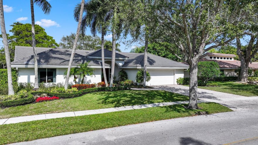 Your opportunity to purchase a beautifully renovated home in Boca Bath and Tennis Club, a desired, centrally located, gated community. This stunning 4-bedroom, 3.1-bath home boasts a NEW contemporary kitchen and NEW bathrooms. This perfect floorplan has a great open concept while maintaining defined space. Upon entering the foyer, you'll find yourself in a generously sized living room flooded with natural light looking out into the spacious year with no rear neighbors. The NEW kitchen includes a large island and flows into an addition on the house that serves as an extra sitting area or eat in kitchen. There is ample closet space, large built out laundry/utility room, walk-in closets, and an oversized 2 car garage. The home offers multiple access points to the backyard and pool,