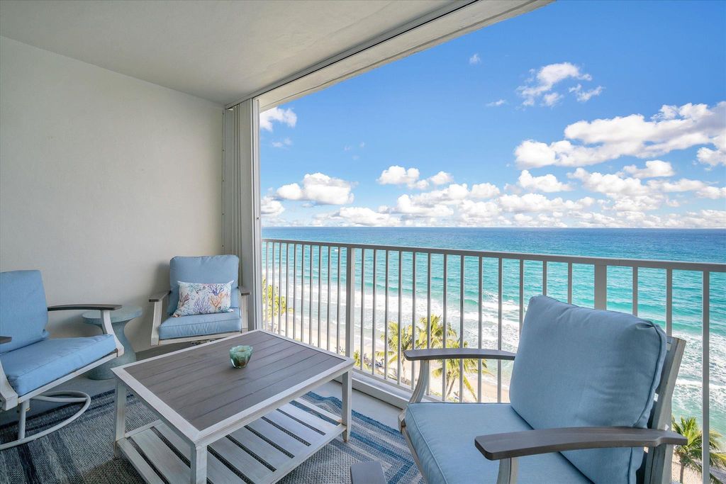Photo of 3101 S Ocean Boulevard #1010, Highland Beach, FL 33487 (MLS # R10905959)