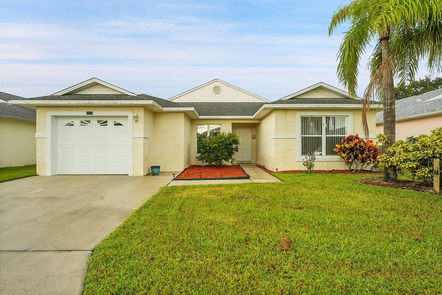 Beautiful 2-bedroom, 2-bath CBS block home in the desirable 55+ Spanish Lakes community! Featuring granite countertops, an open floor plan, and an enclosed lanai perfect for relaxing or entertaining. Enjoy resort-style living with access to pools, golf, tennis, pickleball, fitness center, clubhouse activities, and more. Solid construction and a vibrant neighborhood make this home ideal for year-round living or a sunny winter retreat--just minutes from beaches, shopping, and dining!