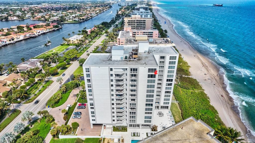 Photo of 3015 S Ocean Boulevard #1102, Highland Beach, FL 33487 (MLS # R10705704)