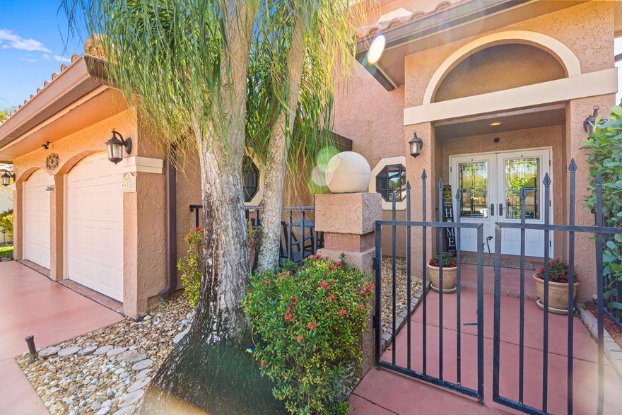 Spectacular 3-bedrrom 2.5 bath home in a highly desirable Deerfield Beach neighborhood. Stunning private oasis backyard with recently resurfaced inground pool with a very spacious patio, great for entraining and peaceful relaxation.  Impact windows & doors, roof only 6 years old/AC  5 years old. Elegant crown molding and well maintained interior. Sprinkler system with HOA only $ 207/year.