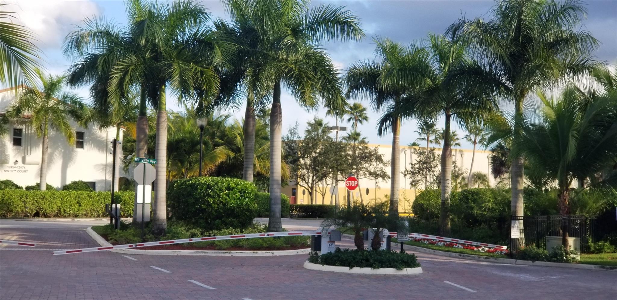 This beautifully maintained 3 bedroom, 2.5 bathroom townhouse with a 2-car garage is located in an upscale Mediterranean-style community offering a blend of elegance and comfort. The home features granite countertops, stainless steel appliances, and a washer and dryer upstairs for your convenience. Hurricane impact doors and windows for added security. Spacious living areas provide natural light and modern finishes throughout. The community includes a resort-style pool and a fully equipped exercise room. Centrally located near shopping, dining, and excellent schools, yet tucked away in a quiet and private setting, this residence is ideal for a family or couple. Priced for a quick sale and easy to show.