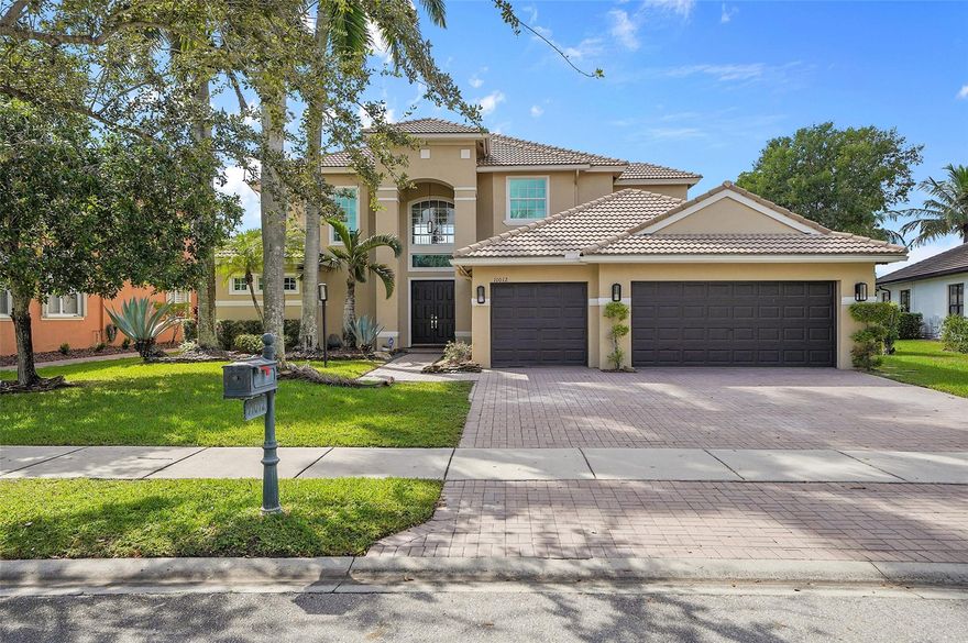 Best Available Rental In Desirable Parkland Isles! Over $145K In Upgrades! 5 Bed/4 Bath + Loft, Waterfront Pool Home w/3-Car Garage. PGT Impact Windows Throughout! Stunning Travertine Patio Area w/Solar Heated Pool & Spa. Marble Floors In Main Living Areas. Wood Floors In All Bedrooms & Upstairs. Oversized Loft Upstairs! Convenient duel Staircases located at the Entry & By Kitchen! Expansive Kitchen w/Granite Counters, Island, Stainless Steel Appliances, Double Oven, Spacious Family Room Overlooking Patio, Large Downstairs Master Bed w/Sitting Area and Patio Access. Another Full Bed & Bath Downstairs, HOA Included Comcast High Speed Internet, Cable, ADT Alarm, & Resort Style Amenities, On-Site Management, Guard Gated, 3 A-Rated Schools are within Walking Distance. Won't Last!