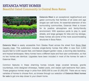 ESTANCIA IV OF VIA VERDE - Residential