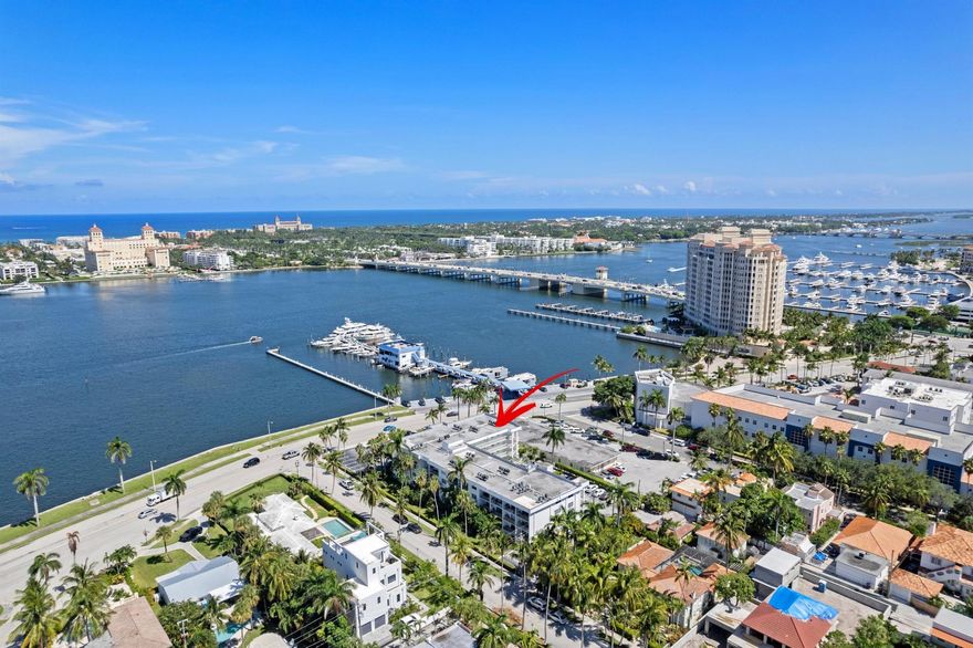 Flagler Drive with a view of the Intracoastal. Located across from the Palm Beach Yacht Club, and a short walk to downtown, and the north bridge to Palm Beach. Enjoy this easy access first floor unit with its own patio gate to your car. The gated covered patio is like an outdoor room to enjoy the view and intracoastal breeze. 2 bedrooms, 2 baths, all impact glass doors, and windows. The unit is fully furnished w/ a large screen television, and offered for annual lease. A shorter term will be considered. There is a beautiful pool deck, and a lobby entrance to the apartments. The laundry is a common laundry located on the 1st floor. The assigned parking space is just outside the patio. Pets considered case by case.