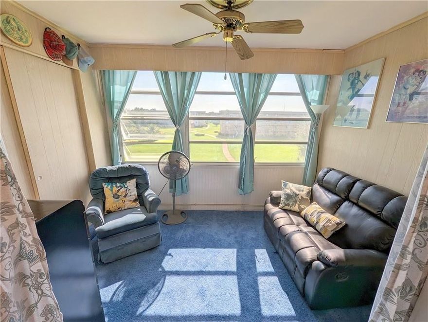 ***CORNER Condo 2 beds/2 full baths on TOP floor (4th floor) with BRAND NEW A/C UNIT and QUIET VIEW on interior GARDENS*** Unit in GOOD condition, just need "TLC" and is priced accordingly*** SPACIOUS (1078 sqft) and BRIGHT with a lot of potential* Fully FURNISHED & TURNKEY* 2 walk-in closets + Storage* Ceiling fan in every room* Common laundry room on each floor* Maintenance fees of $590/month include building insurance, water, cable, Internet & access to amenities* FANTASTIC 55+ community CONVENIENTLY located just east of I-95* 2 Clubhouses, Theater, 2 heated pools, Fitness center, Bocce, Tennis/Pickleball courts, Computer & Cards room, Billiard & Golf driving range* CLOSE to beach and all commodities at proximity* Come make it your own, GREAT DEAL!!!