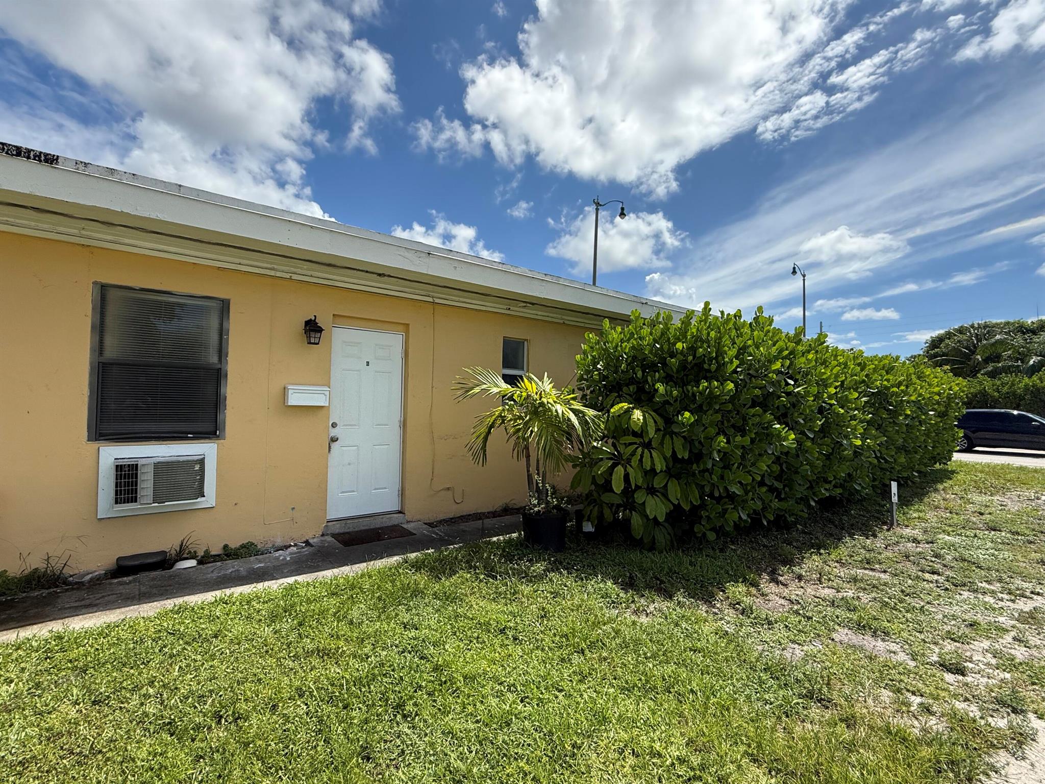 Great location for this studio apartment. Quiet community with nice courtyard and one assigned parking space. Water and electric is included in the rent! Just a few minutes from downtown West Palm Beach. Close to 95 and mass transit. Make an appointment to view this property today. Income must be $3000 per month. Need to see one month of pay stubs and photo ID to arrange an appointment. No dogs allowed
