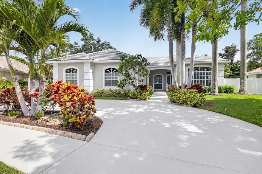 Coastal elegance meets modern luxury in this fully renovated home located  only 10 minutes from downtown Delray Beach in the beautiful community of Cocoa Pine Estates.  This 4 bedroom 3 bath custom built home has been completely renovated.  The expansive open-concept floor plan features soaring ceilings, crown molding completed throughout, and wood-plank tile flooring. At the heart of the home is a fully renovated kitchen with additional custom pantry for maximum storage. Dining and living areas feature a custom built-in wet bar with wine refrigeration and audio closet.  Master bath has been transformed into a spa like retreat with freestanding tub and walk in shower.2nd and 3rd baths have been renovated with new tubs and tile. 3 Car Garage with 917 Sq Ft, NEW roof (2025),NEWER A/C (2024) The renovated pool  (2021) features a sunshelf,  pool heater(2020) and salt water chlorination system (2024).   The three car garage is over 900 square feet and features: - 3 new garage door openers with smart camera/ app controls (2025) -30amp EV circuit with max 24 amp charging capability (2025) making it    exceptionally easy to charge a long-range electric vehicle at home. -Electric panel whole house generator switch and outlet for portable generator   This home has it all and turnkey ready!!