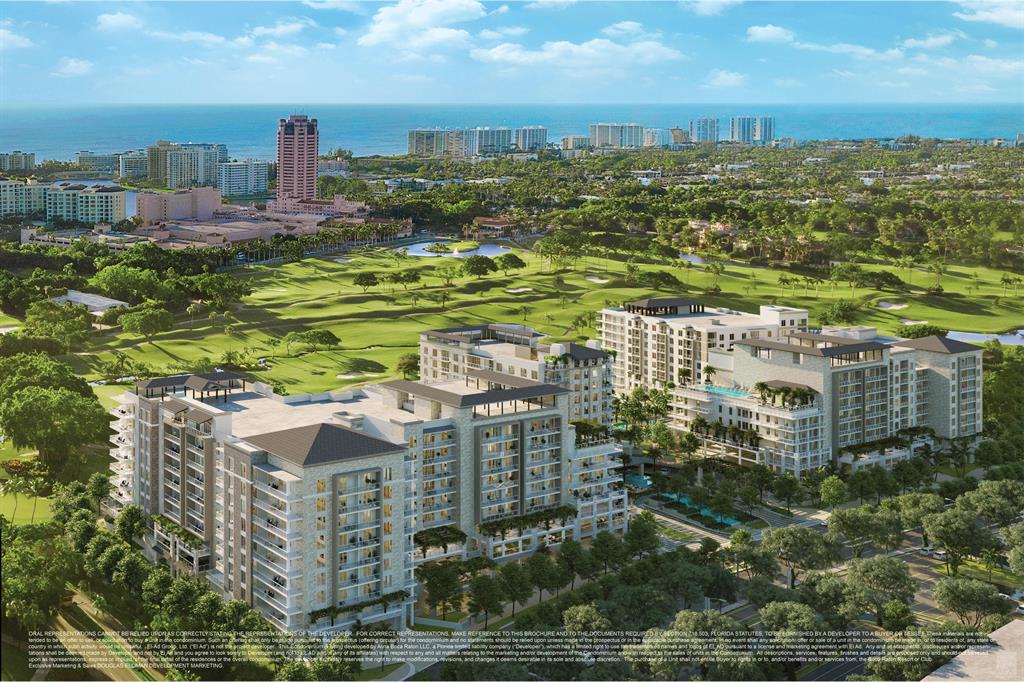 Created by one of New York's most renowned developers, ALINA delivers a curated collection of extraordinary private residences to the heart of Boca Raton. Offering an incomparable downtown location, this lush boutique residential retreat is nestled on over 8.5 acres, alongside the historic Boca Raton Resort and Club golf course. With contemporary design by acclaimed architectural firm Garcia+Stromberg, complemented by 32,000 SF of outdoor amenities, each family who calls ALINA home will enjoy a refined yet relaxed lifestyle.