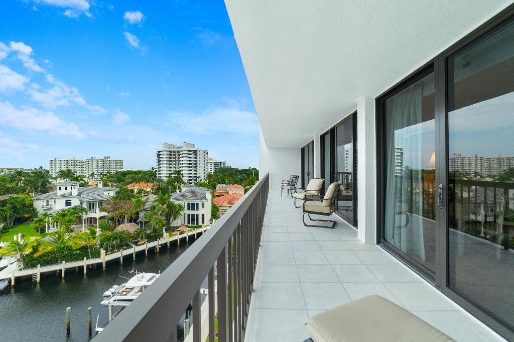 Photo of 4740 S Ocean Boulevard #702, Highland Beach, FL 33487 (MLS # R11123907)