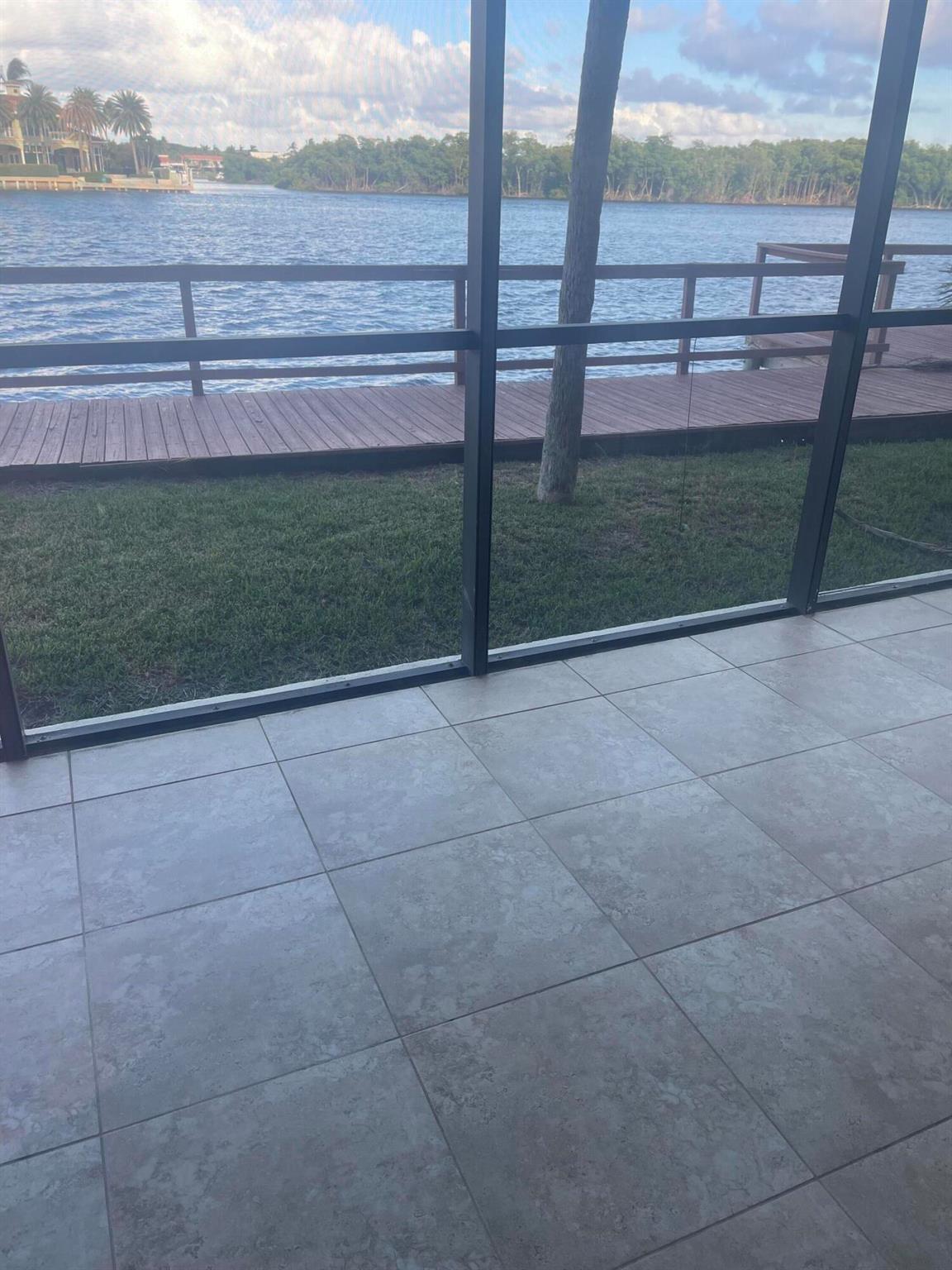 centrally located in Boynton Beach close to I 95 and BeachBeautiful water view from living room and bedroomright on the intracoastal
