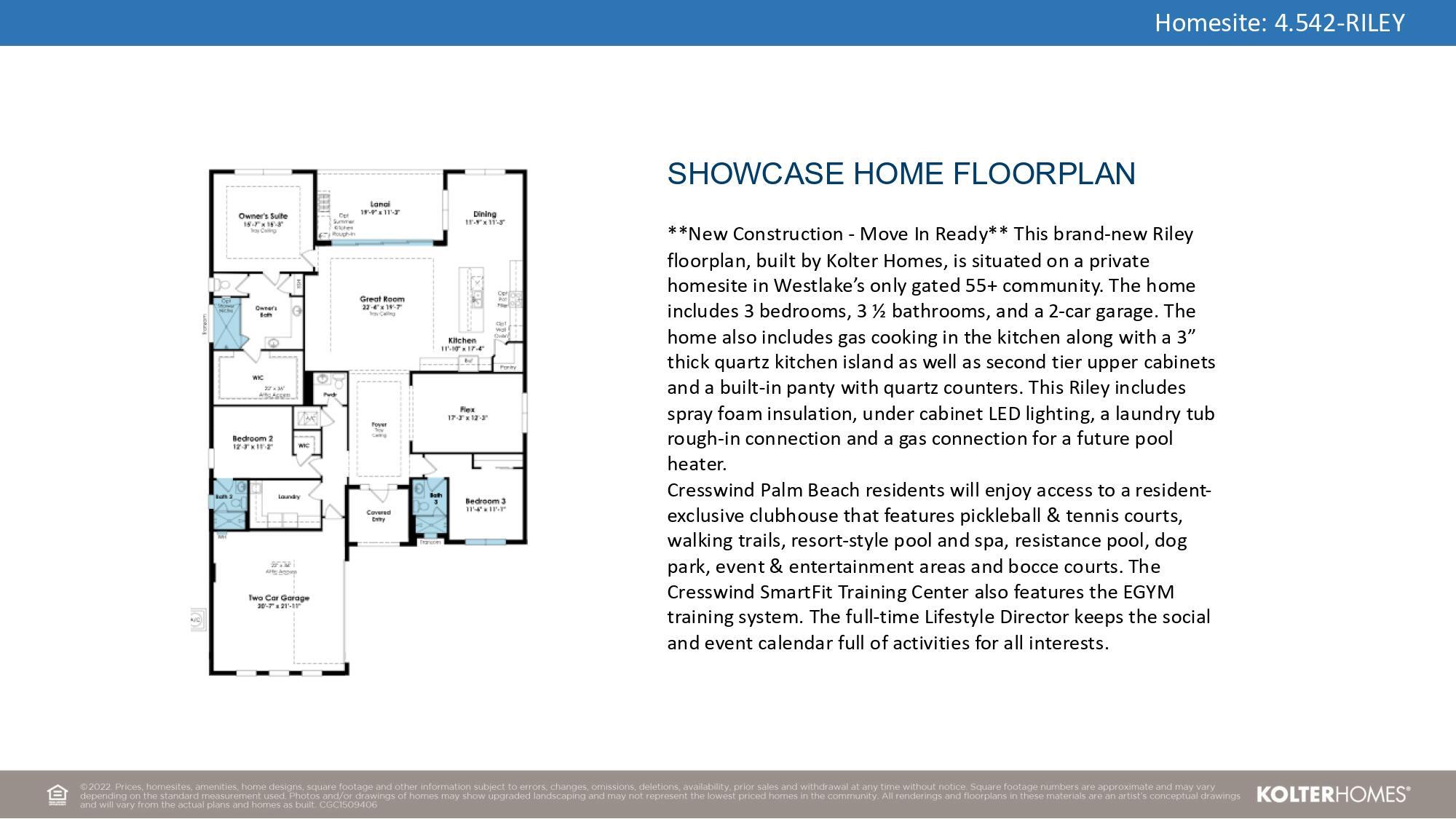 CRESSWIND PALM BEACH - Residential