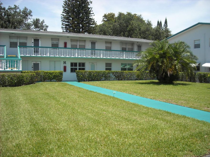 Enjoy resort style living right from your doorstep. This is perfectly located within Century Village - West Palm Beach. You can indulge yourself in your choice of Swimming Pools, Bocce Ball Courts, Tennis Courts, Pickle Ball Courts, Sailboats, Clubhouse, Lobby, Game Room, Billiards, Fitness Center, Sauna, Courtesy Bus, and Shuffleboard. Newer roof done in 2022. The Building has a lift.  55+ Adult community