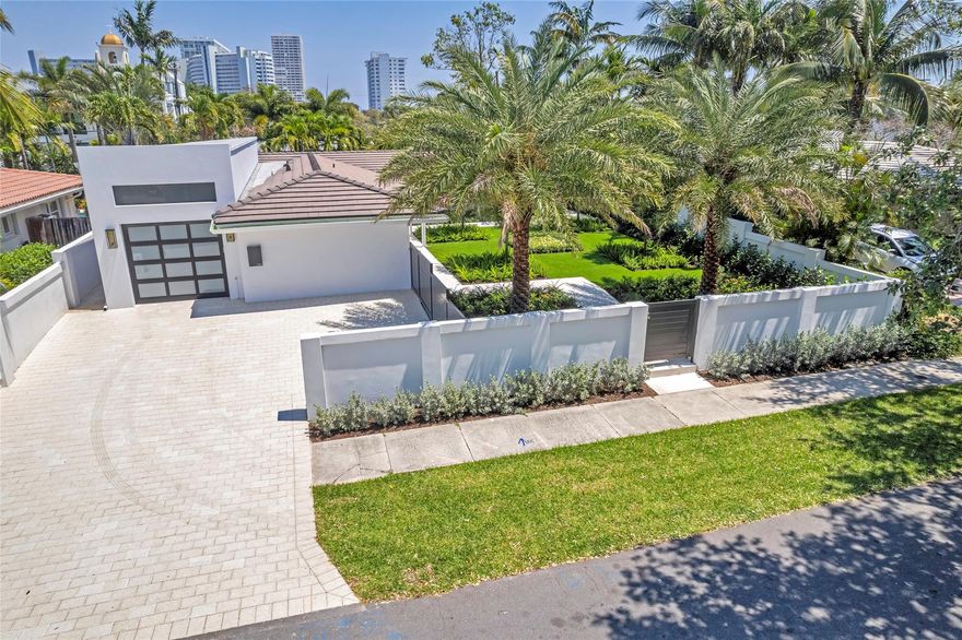 This newly remodeled & totally updated custom masterpiece in the coveted beachside Harbour Inlet neighborhood is a must see! This sophisticated barrier island residence will captivate you the moment you step past the walled gates & not to mention the pool/spa oasis that feels like a 5-Star resort setting. This luxury estate compound blends classic South Florida style & class with extensive & incredible nearly maintenance free grounds. No expense was spared in this complete gut renovation & crafted by respected custom builder Bresnahan Construction. A stunning abode that showcases all new natural stone flooring, custom gourmet kitchen w/ top-of-the-line appliances, quartz countertops, luxurious contemporary bathrooms, all new underground waste/supply pipes, electric, HVAC ducts/vents & more