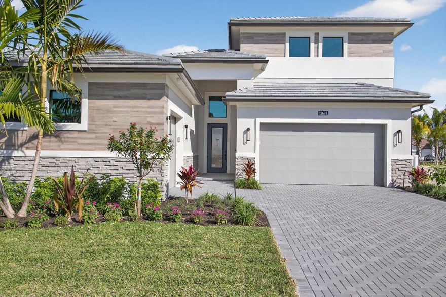 Located in L'Ambiance at Avenir, 13697 Le Christine Drive is a brand-new, never-lived-in residence that blends refined design with effortless, modern living. This highly sought-after Sydney model offers four spacious bedrooms, each with its own en-suite bath, creating a layout that feels both elevated and thoughtfully designed. The home features a bright, open floor plan enhanced by transom windows that flood the space with natural light. The second floor has been fully converted into a private fourth bedroom, completely enclosed and finished with a full bath—ideal for guests, a home office, or a flexible living space.
Designed for seamless indoor-outdoor living, the home opens to an oversized, fully screened patio, perfect for relaxed mornings or easy entertaining. A three-car garage adds everyday convenience and generous storage, completing the home's well-balanced design. This property offers access to Avenir's highly anticipated, amenity-rich new West Clubhouse, further enhancing the lifestyle with thoughtfully designed spaces and resort-style features. Set within one of Palm Beach Gardens' most desirable communities, Avenir delivers a living experience that feels polished, peaceful, and effortless.