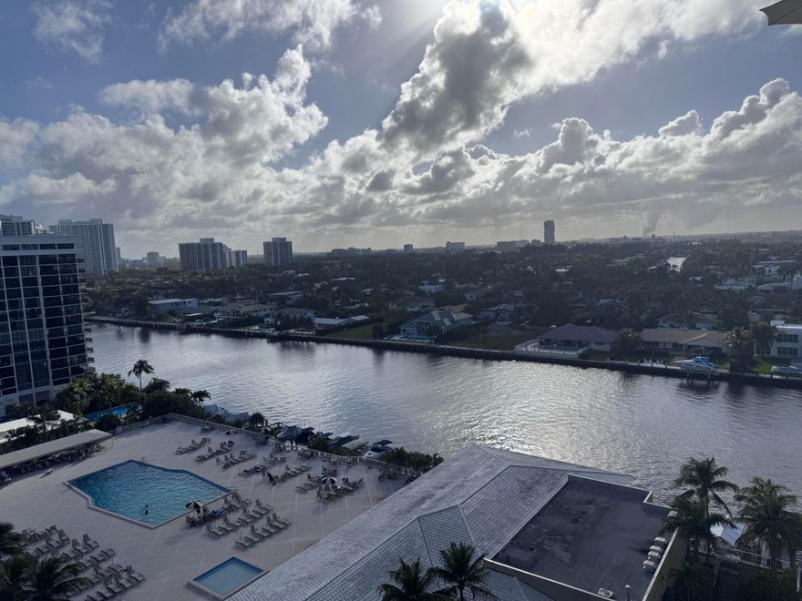Available May 1st. Fully furnished and equipped 2BR/2BA unit with bright southern exposure. Enjoy both Intracoastal and ocean views from the balcony in a prime location across from the beach. Unit includes 1 assigned parking space; 2nd space may be rented. Building amenities include 2 swimming pools, tennis courts, pickleball, and 2 on-site restaurants. Off-season rate for 6-7 months is $1,850/month.