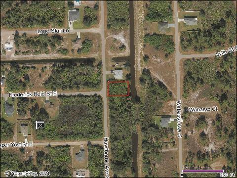 This residential zoned approx. half-acre 82 ft.x125 ft.) vacant lot is situated in the prime development area of Lehigh Acres, with utilities such as electricity and water nearby. It's an ideal opportunity for investors or buyers looking to construct a new home. The seller has additional lots available and may consider a package deal.