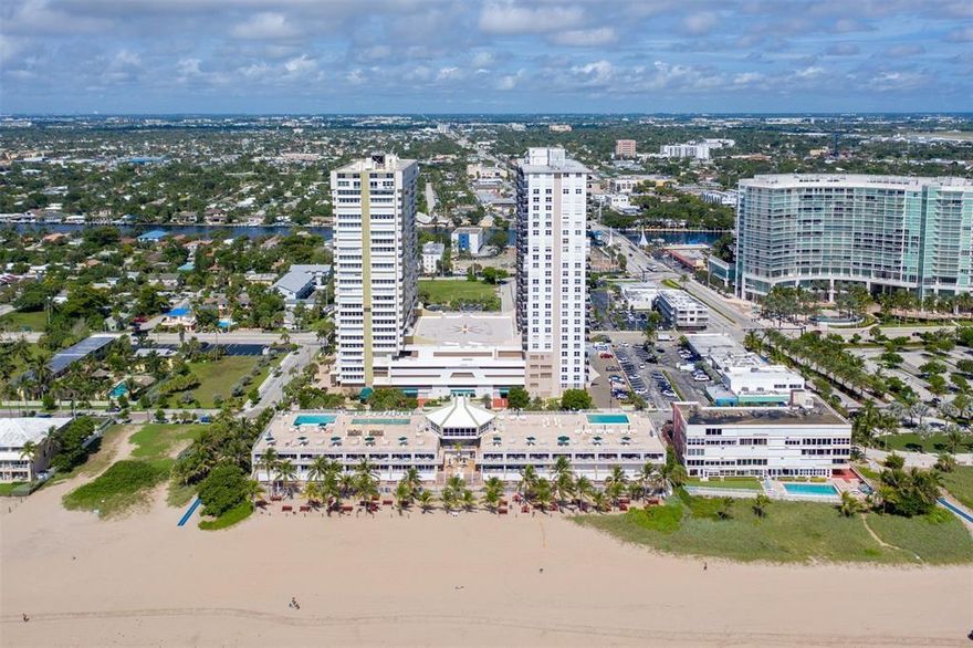 *SHORT-TERM LEASE ONLY, FROM MARCH 1st, 2026 - JANUARY 1st, 2027. NO EXCEPTIONS* *Rent includes CABLE, INTERNET, & WATER.* Enjoy Beachfront living in this Stunning 2 bed/2 bath Seasonal Rental in Pompano Beach, located on the 23rd Floor! This OCEANFRONT condo offers breathtaking ocean & Intracoastal views from the balcony. Featuring tile floors, a new dishwasher, stainless steel stove, pantry, & newer AC & water heater, this unit is both stylish & functional. Amenities include heated pools, a gym, billiard & game rooms, restaurant, bar, café, private beach access, outdoor showers, & more. IMPACT WINDOWS & DOORS are being installed soon. Guest & covered parking available. No pets (ESA/service animals only) & must be approved by Board. 24/7 lobby attendant with Cameras. Close to everything!