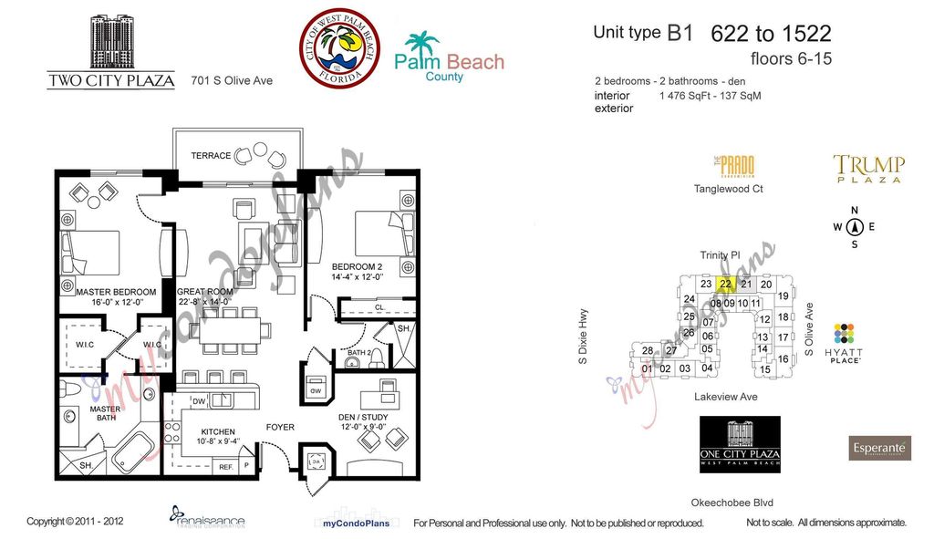 Photo of 701 S Olive Avenue #1022, West Palm Beach, FL 33401 (MLS # R11063537)
