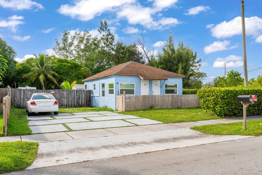 Beautifully updated 3-bedroom, 2-bath home with a detached income-producing guest house in the heart of Pompano Beach! The main home features an open-concept layout, modern kitchen and bathrooms, and a private fenced yard perfect for entertaining. The second structure is currently rented, providing instant passive income or flexible use for guests or family. Conveniently located near I-95, Andrews Ave, and Atlantic Blvd, offering easy access to downtown Fort Lauderdale, shopping, dining, and the beach just minutes away. Perfect for homeowners or investors seeking comfort, convenience, and built-in cash flow potential in one turnkey property!