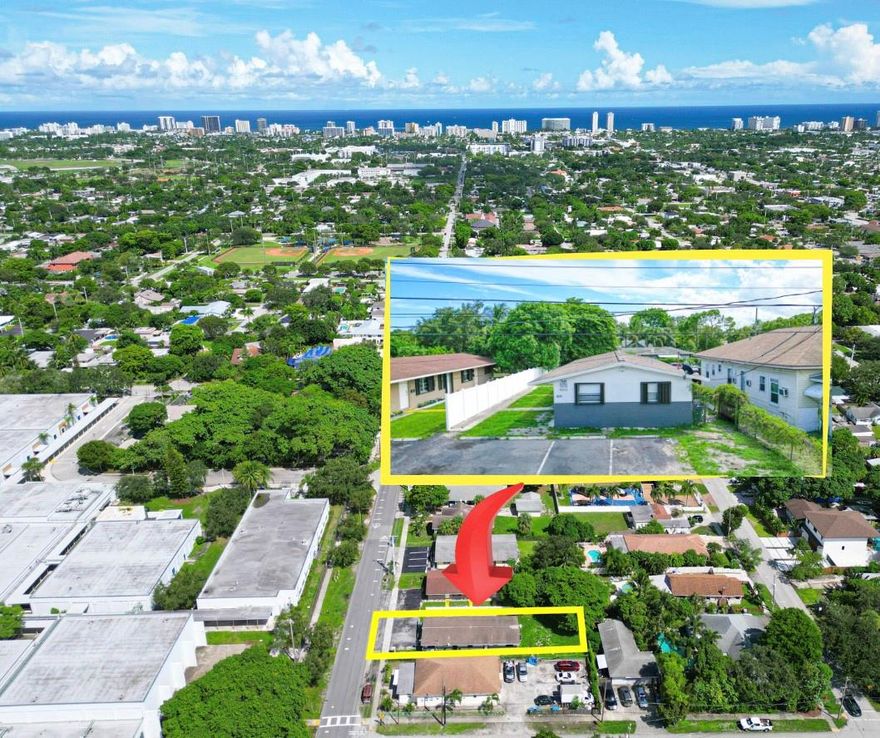 Owner Financing Available! This Large Duplex Features Two Spacious Units, Each Offering 3 Bedrooms And 1 Bath. Situated In The Heart Of Pompano Beach, Just Minutes From The Sandy Beaches And Shopping, A True Money Maker With Tremendous Potential For Growth. Current Gross Totals $55,488 Annually, Both Units Are Nicely Updated With Newer Air Conditioning Systems (1–2 Years), Washer And Dryer Hookups, Separate Electric, Water Meters & Hurricane Shutters Already Installed. Property Was Recently Painted & Unit A Has Newly Renovated Bathrooms. Gross Rent $55,488 Annual Expenses: Lawn Care $600, Insurance $4,910,Taxes $8,128, And Water $1,200, Potential Net Income $40,642. All Information Provided, Boundry Lines Included Is Deemed Reliable But Not Guaranteed & Should Be Verified By The Buyer.