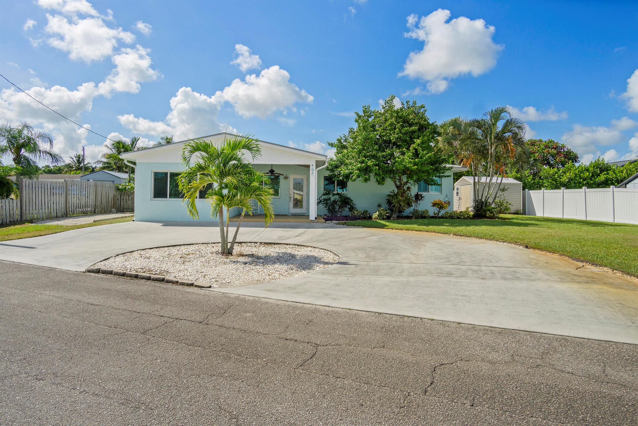 Beautifully remodeled 3 bed, 2 bath CBS home in Stuart with no HOA! Located in a quiet community with a deeded boat ramp to the St. Lucie River a boater's dream! This home features a custom kitchen with granite countertops, stainless steel appliances, tile flooring, french doors, and a spacious patio perfect for grilling and entertaining. The master suite offers a large custom built-in closet and huge frameless shower. The metal roof, fresh paint and impact windows provide lasting durability. Centrally located just minutes from I-95 and downtown Stuart, with fine dining, shopping, and top-rated schools nearby. Bring the boat, RV and toys and move right into this solid CBS home today!