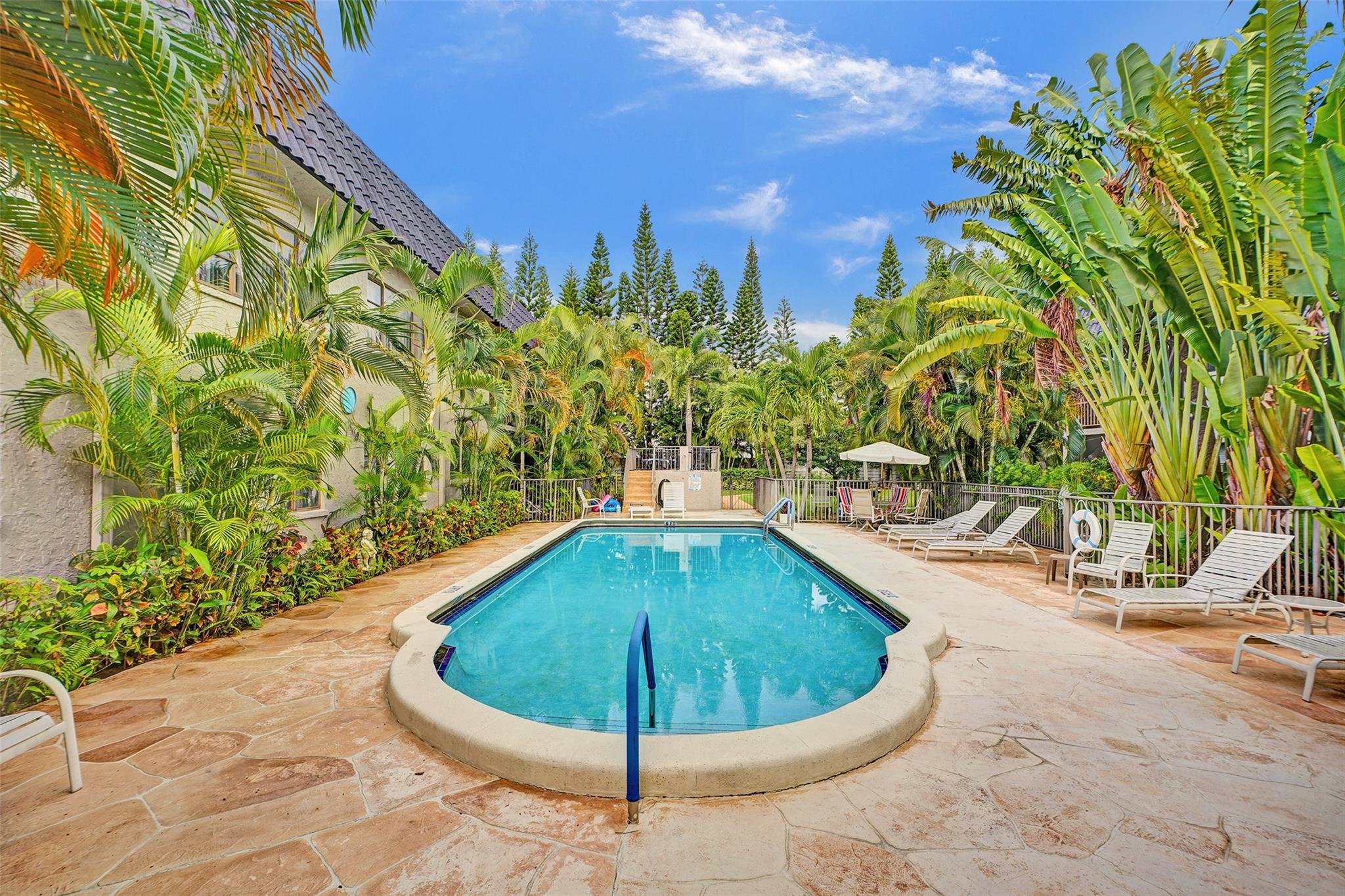 LOCATION, LOCATION, LOCATION! Desirably situated east of US1 & minutes from the beach, this charming Boca Raton 1BD|1BA condo with a large screened-in patio will certainly catch your attention! Key features include a SPACIOUS layout of 805sqft, assigned parking space conveniently located in front of the unit, a vibrant bathroom with glass sliders, uniform tiles floor throughout, freshly painted walls, central A/C, 1st floor access, heated community pool, & more. Enjoy the savings of having WATER & TRASH included in rent. The secure complex requires a key for access. Close to Mizner Park & Downtown Delray! Schedule a showing today! 650+ credit required by association