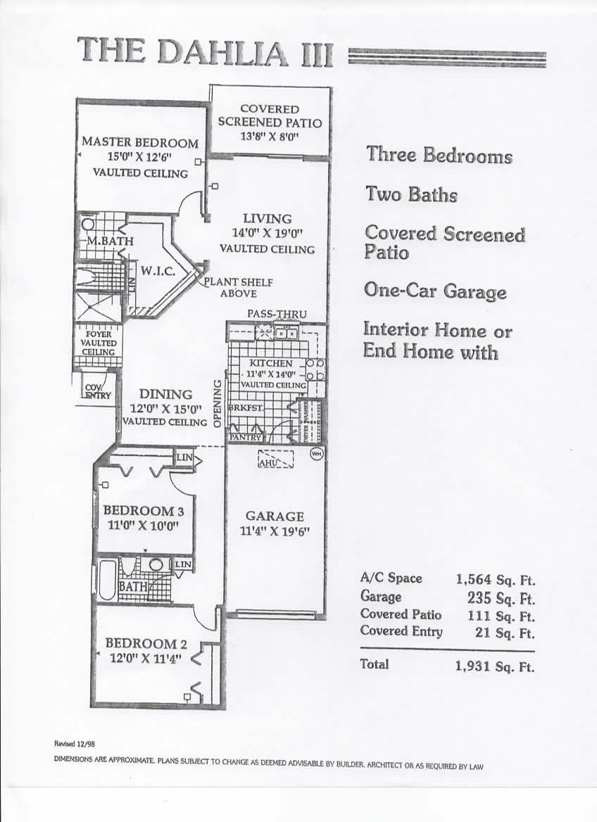 FLORAL LAKES PH 3 AND 4 - Residential Lease