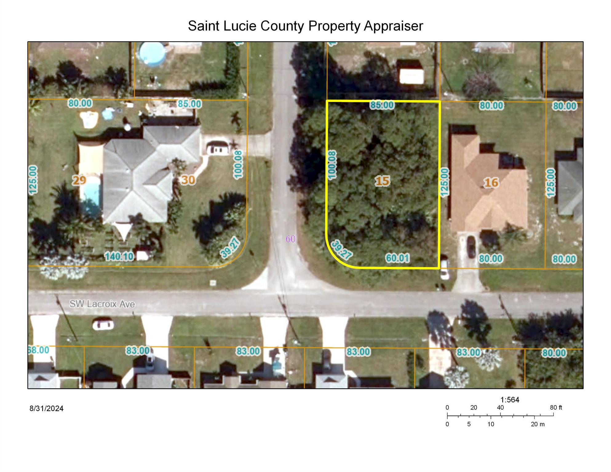 CORNER LOT Homesite In Desired SW PSL. Close to I-95/Turnpike, Shopping, etc. Surrounded By Newer Homes. Great Corner Location.