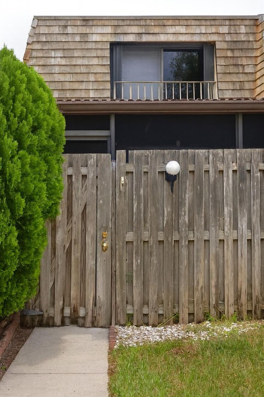 Beautifully maintained 2 bed, 2 bath townhouse in the heart of Palm Springs, featuring a NEW ROOF installed in 2025 and a spacious screened porch perfect for relaxing or entertaining. This home offers an open living area, tile flooring throughout, a dual sink primary bathroom, and generous storage. The community includes tennis courts, green spaces, and low HOA fees. Ideally located near shopping, dining, schools, and major highways. Recently price improved and move in ready — schedule your showing today.